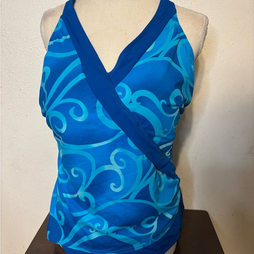 Blue Swirl Women's One Piece Swimsuit